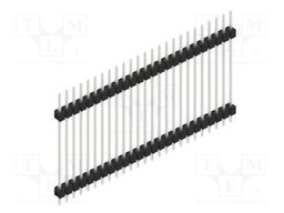 Connector: pin strips; pin header; male; PIN: 25; 2.54mm; THT; 1x25