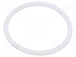 O-ring gasket; silicone; Thk: 5mm; Øint: 65mm; white; -60÷160°C