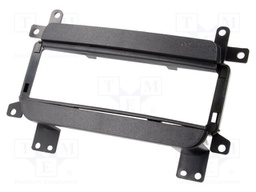 Radio mounting frame; Suzuki; 1 DIN; black