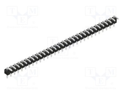 Connector: pin strips; pin header; male; PIN: 30; 2.54mm; THT; 1x30