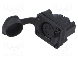 Connector: XLR; socket; female; AXS; 7.5A; 133V; PIN: 5; IP65
