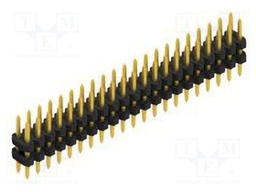 Connector: pin strips; pin header; male; PIN: 42; 2mm; THT; 2x21