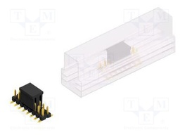 Connector: pin strips; pin header; male; PIN: 16; 2.54mm; SMT; 2x8