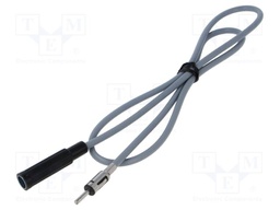 Cable; 1m; DIN socket,DIN plug; Car brand: universal