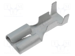 Terminal: flat; 6.3mm; 0.8mm; female; 2÷3.5mm2; crimped; for cable