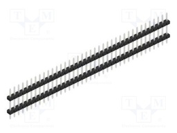 Connector: pin strips; pin header; male; PIN: 38; 2mm; THT; 1x38