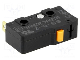 Microswitch SNAP ACTION; without lever; SPST-NC; 5A/125VAC; IP40