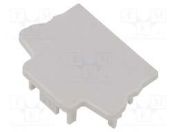 Cap for LED profiles; grey; FASKO