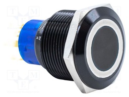 Switch: vandal resistant; DPDT; 3A/250VAC; IP67; ON-(ON); white; 3V