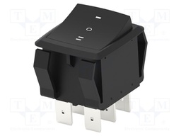 ROCKER; DPDT; Pos: 2; ON-ON; 10A/250VAC; none; 27.6x25.4mm