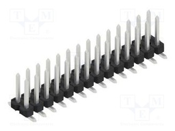 Connector: pin strips; pin header; male; PIN: 28; 2.54mm; SMT; 2x14