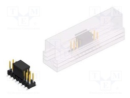 Connector: pin strips; pin header; male; PIN: 16; 2.54mm; SMT; 2x8