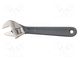 Wrench; adjustable; 450mm; Max jaw capacity: 52mm; forged,satin