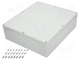 Enclosure: multipurpose; X: 360mm; Y: 400mm; Z: 121mm; EURONORD 3