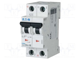 Circuit breaker; 220VDC; Inom: 13A; Poles: 2; Charact: C; 10kA; IP20