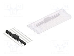 Connector: pin strips; pin header; male; PIN: 14; 2.54mm; SMT; 1x14