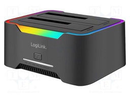 Docking station; USB 3.2 Gen 1; HDD/SSD,USB C socket; black