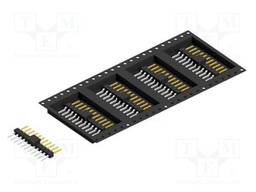 Connector: pin strips; pin header; male; PIN: 11; 2.54mm; SMT; 1x11