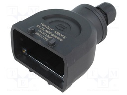 Enclosure: for rectangular connectors; Han Eco B; for cable