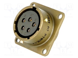 Connector: circular; MIL-C-26482, Series 1,PT; socket; female