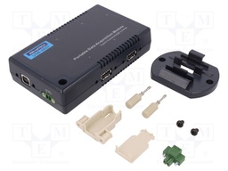 Industrial module: HUB; 10÷30VDC; Mounting: DIN; Kit: USB cable