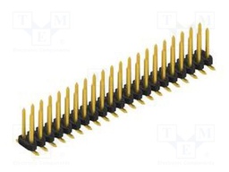 Connector: pin strips; pin header; male; PIN: 42; 2mm; SMT; 2x21