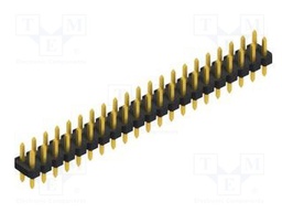 Connector: pin strips; pin header; male; PIN: 42; 2.54mm; THT; 2x21