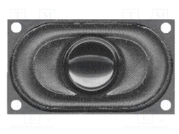 Loudspeaker; miniature; 1W; 8Ω; 40x20x8mm; 12kHz; Sound level: 89dB