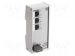 Industrial module: switch Ethernet; unmanaged; 9÷60VDC; RJ45