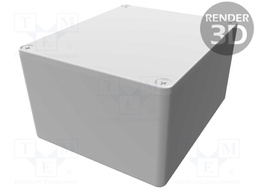 Enclosure: multipurpose; X: 100mm; Y: 120mm; Z: 64mm; 1590W; black