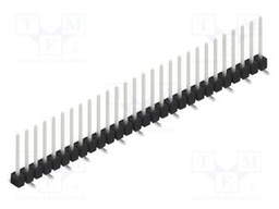 Connector: pin strips; pin header; male; PIN: 28; 2.54mm; SMT; 1x28