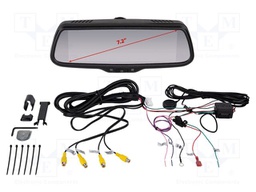 TFT display; 1280x480; black; 12VDC; 7.2"; Car brand: universal
