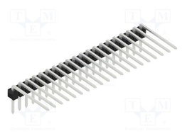 Connector: pin strips; pin header; male; PIN: 20; 2.54mm; THT; 1x20