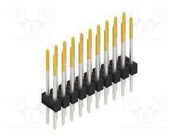 Connector: pin strips; pin header; male; PIN: 20; 2.54mm; THT; 2x10