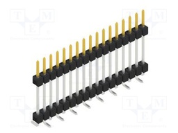 Connector: pin strips; pin header; male; PIN: 17; 2.54mm; SMT; 1x17