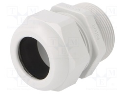 Cable gland; NPT1 1/2"; IP68; Mat: polyamide; light grey; UL94V-0