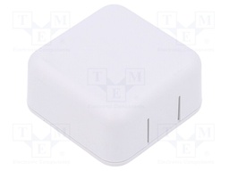Enclosure: multipurpose; X: 40mm; Y: 40mm; Z: 20mm; ABS; white