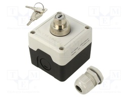 Control cassette; PY; No.of butt: 1; convex; IP40; polyamide; 6A