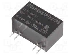 Converter: DC/DC; 1W; Uin: 4.5÷5.5V; Uout: 5VDC; Iout: 200mA; SIP7