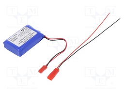 Re-battery: Li-Po; 7.4V; 1800mAh; cables,JST SYR-02T socket