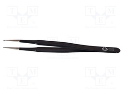 Tweezers; Blade tip shape: trapezoidal; Tweezers len: 120mm; ESD