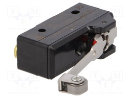 Microswitch SNAP ACTION; with lever (with roller); SPDT; Pos: 2