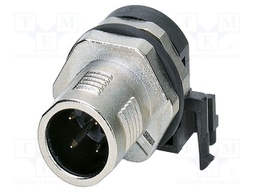 Connector: M12; socket; PIN: 4; male; 250V; angled; IP67; THR; A code
