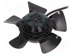 Fan: AC; axial; 230/400VAC; Ø195x73mm; 830m3/h; 67dBA; ball bearing