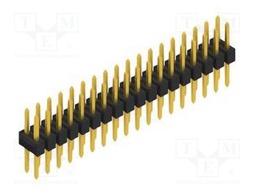 Connector: pin strips; pin header; male; PIN: 36; 2.54mm; THT; 2x18