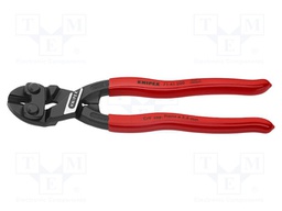 Pliers; cutting,curved; blackened tool,plastic handle; CoBolt®