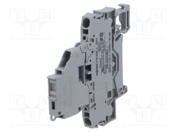 Fused Terminal Block, Disconnect, 2 Ways, 22AWG to 12AWG, 4 mm², Clamp, 6.3 A, 250 V