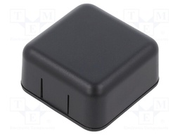Enclosure: multipurpose; X: 40mm; Y: 40mm; Z: 20mm; ABS; black