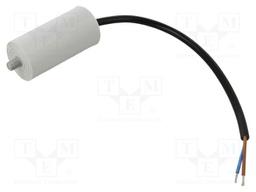 Capacitor: motors, run; 10uF; 470VAC; Ø35x71.5mm; -25÷85°C; ±5%