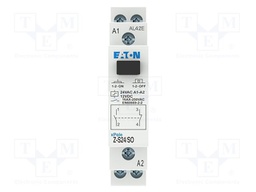 Relay: installation; bistable; NC + NO; Ucoil: 24VAC; Ucoil: 12VDC